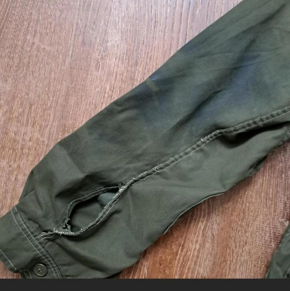 Vintage Military Parka Thrashed Distressed